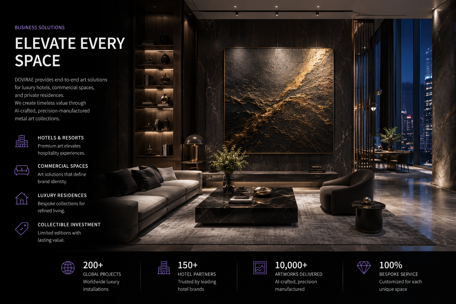 Luxury interior business expansion visual